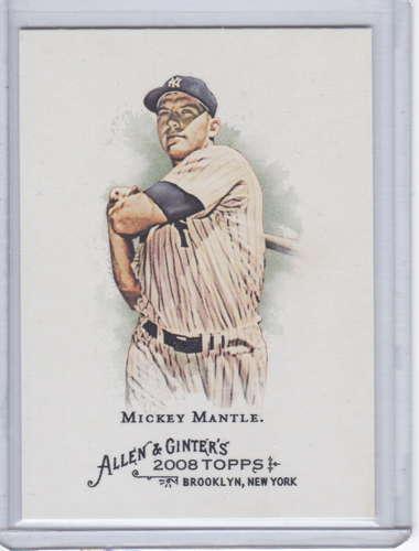 Mickey Mantle 2008 Topps Allen and Ginter s 7