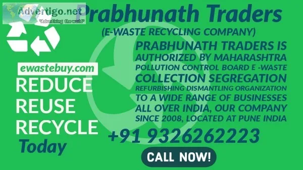E waste vendor in pune E waste pune - Prabhunath Traders