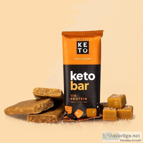 Keto Bars - 12 Bars - Salted Caramel