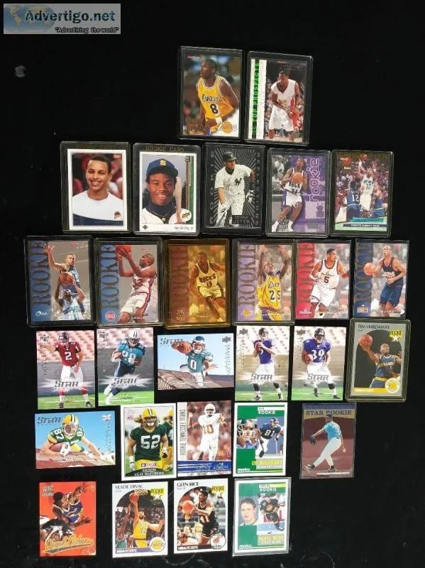 Assorted Rookie sports cards