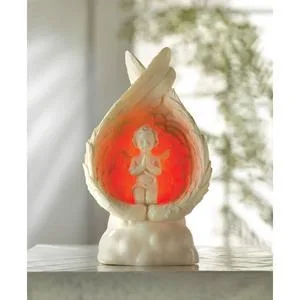 LIGHT-UP PRAYING ANGEL FIGURINE     15058