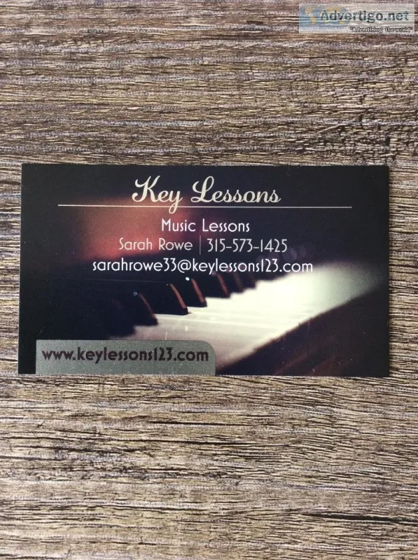 Piano Lessons In Your Home