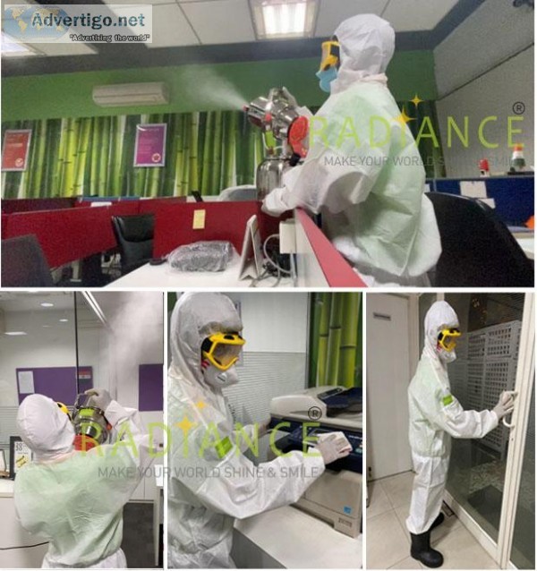 Deep cleaning services in Delhi Gurgaon  Radiance Space