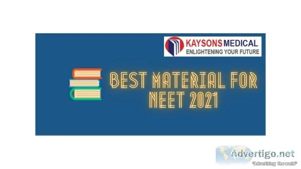 Best material for NEET 2021