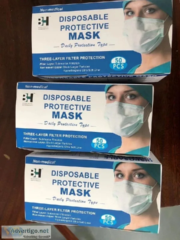 Disposable face mask