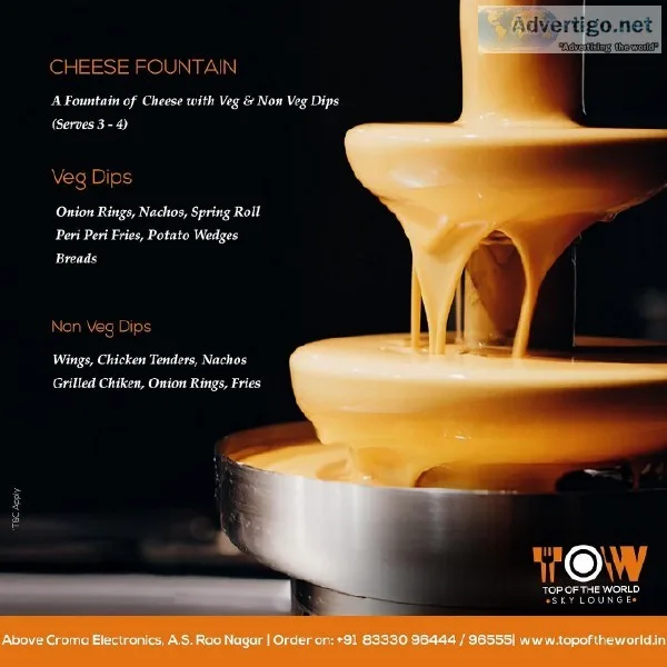 Enjoy the Evenings with Wonderful Aromas at ToW Sky Lounge &ndas