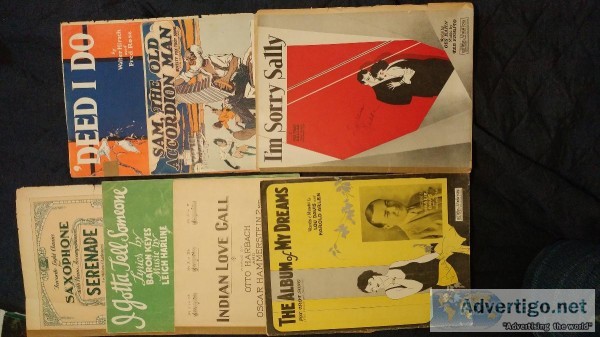 Vintage Sheet Music