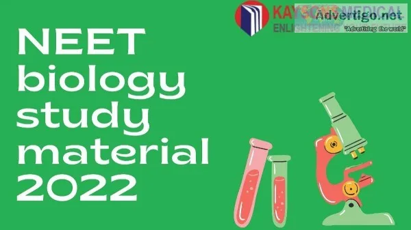 NEET biology study material 2022