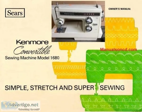 Sewing Machine Instruction And Service Manuals -Singer Kenmore E