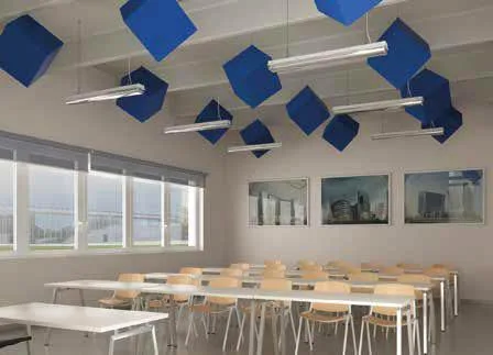 Acoustic Glass-Fibre Ceiling Panels