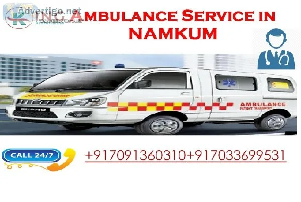 Book Ambulance Service in Namkum in an Economical Rate