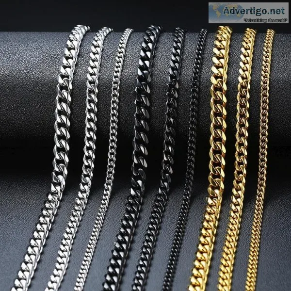 Men s Silver Chain Necklaces
