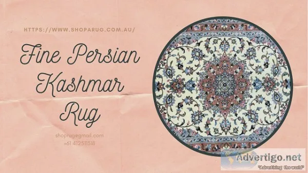 Fine Persian Kashmar Rug