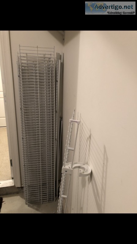 Wire shelves for closets