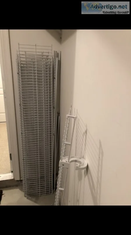 Wire shelves for closets