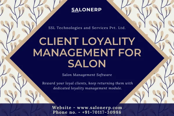 Client Loyalty Management for Salon  SalonERP