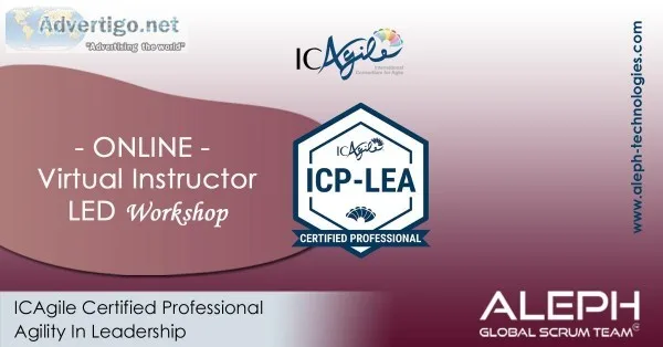 ICAgile Certified Professional - Agility In Leadership Virtual I