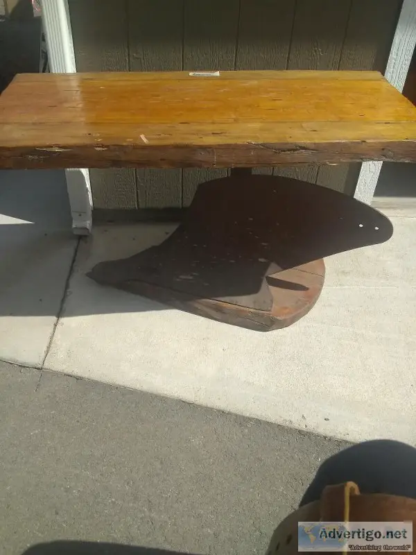 Late 1800 s Coffee plow table