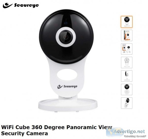 Buy WiFi Cube Camera with 360 Degree and Security Camera for Off