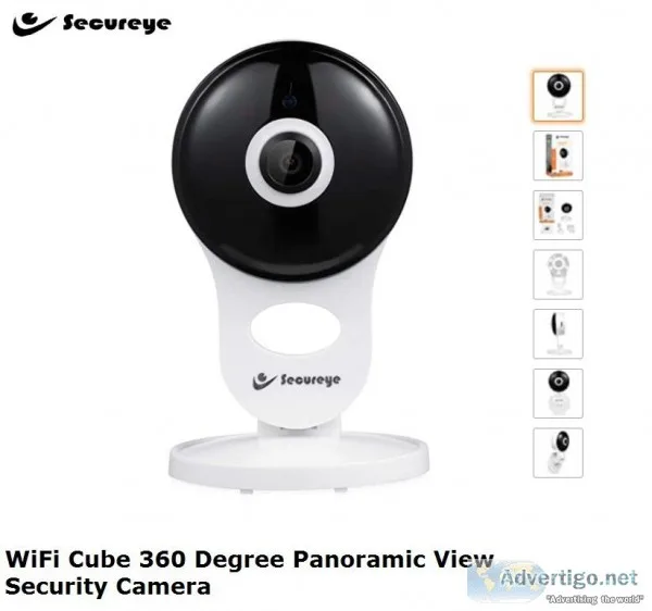 Buy WiFi Cube Camera with 360 Degree and Security Camera for Off