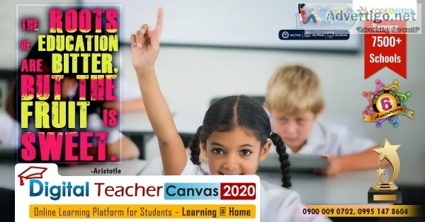 Online learning platform / digital teacher canvas