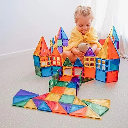 Connetix magnetic tiles-Teaching shapes to little minds