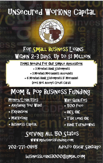 I CAN GET YOU BUSINESS CAPITAL IN 24-48HRS