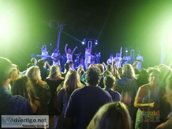 Party Band for Hire - Liquid Blue band