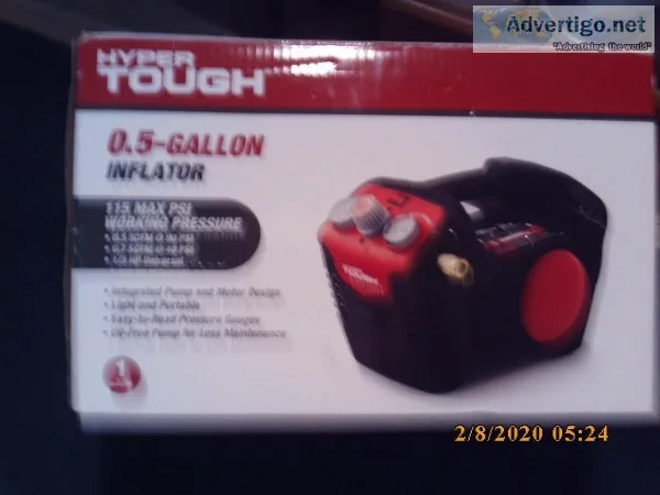 Hyper Tough .05 Horizontal Air Compressor