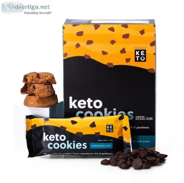 Keto Cookies - 24 Cookies - Chocolate Chip