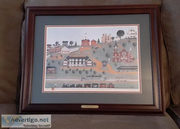 Dan Motill signed &quotFairport&quot print