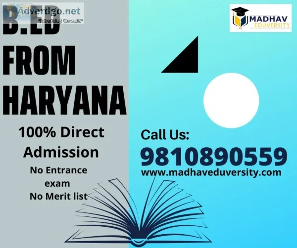 B.ED From MDU Admission Open