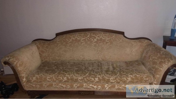 Gold vintage couch