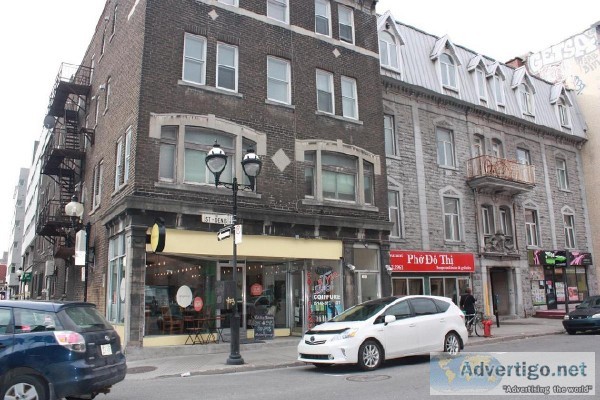 1350 sqft space on St-Denis near the CHUM Ville-Marie Montreal