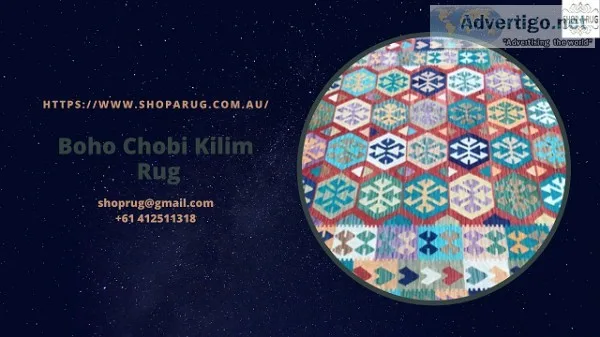 Boho Chobi Kilim Rug