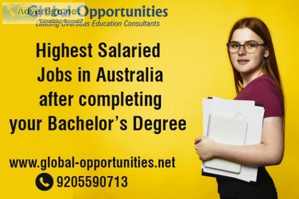 Highest Salaried Jobs in Australia after completing your Bachelo
