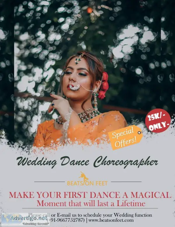 Wedding Choreographer in Delhi  Beats on feet