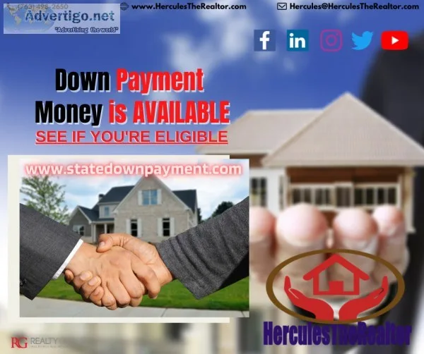 DOWN PAYMENT MONEY IS AVAILABLE