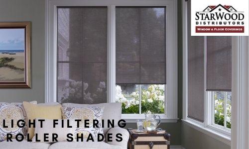 Buy Affordable Light Filtering Roller Shades For Home