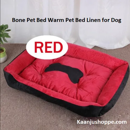 Bone Pet Bed Warm Pet Bed Linen for Dog - Kaanjushoppe.com