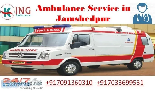 Now Get King Ambulance Service in Jamshedpur with Expert Medical