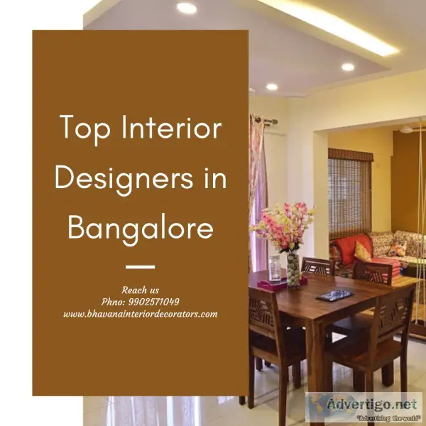 Top interior designers in Bangalore  Bhavana Interiors