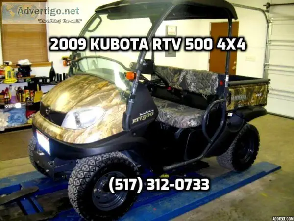 2009 Kubota RTV 500 4WD UTV 4x4