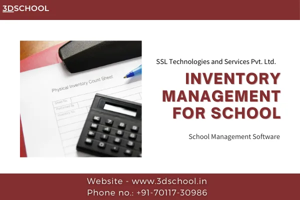 Inventory management software for school  3dschool