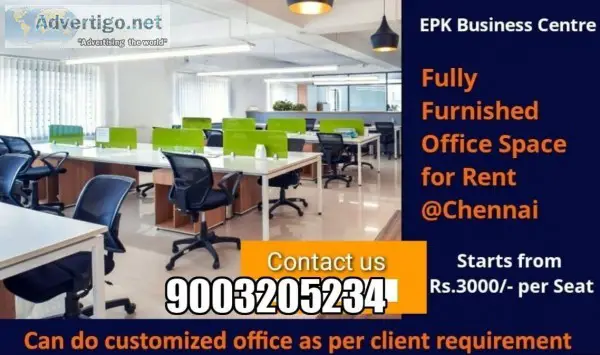 FURNISHED OFFICE SPACE FOR RENT