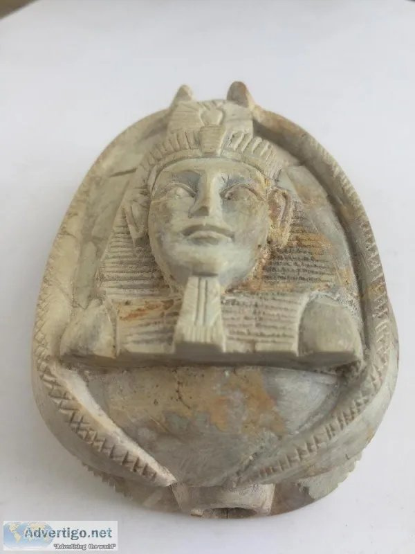 EGYPTIAN HAND CARVED STONE SCARAB