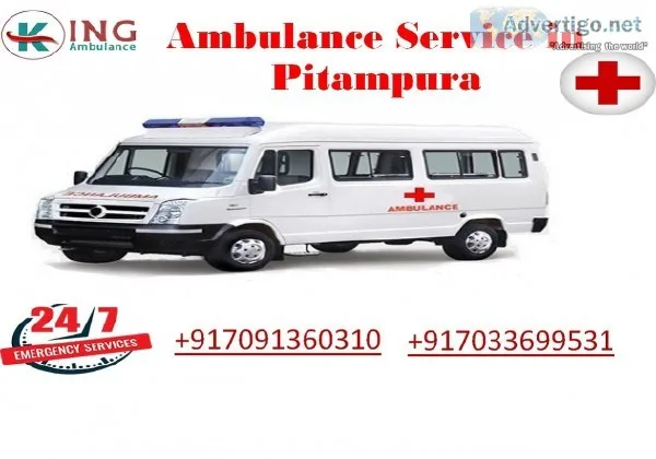 Get Ambulance Service in Pitampura with Full Medical Facilities