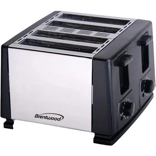 Brentwood 4-Slice Toaster (Black)