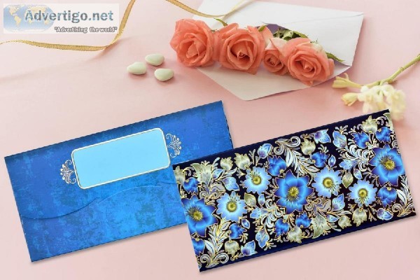 Order High-End Printed Personalised Shagun Envelopes via Memorys