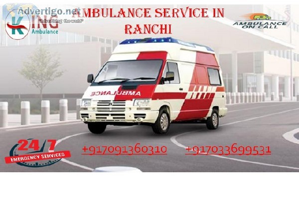 Now Get King Ambulance Service in Ranchi with Expert Medical Tea